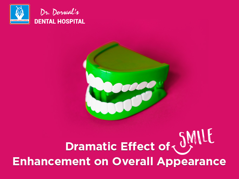 DRAMATIC EFFECT OF SMILE ENHANCEMENT ON OVERALL APPEARANCE